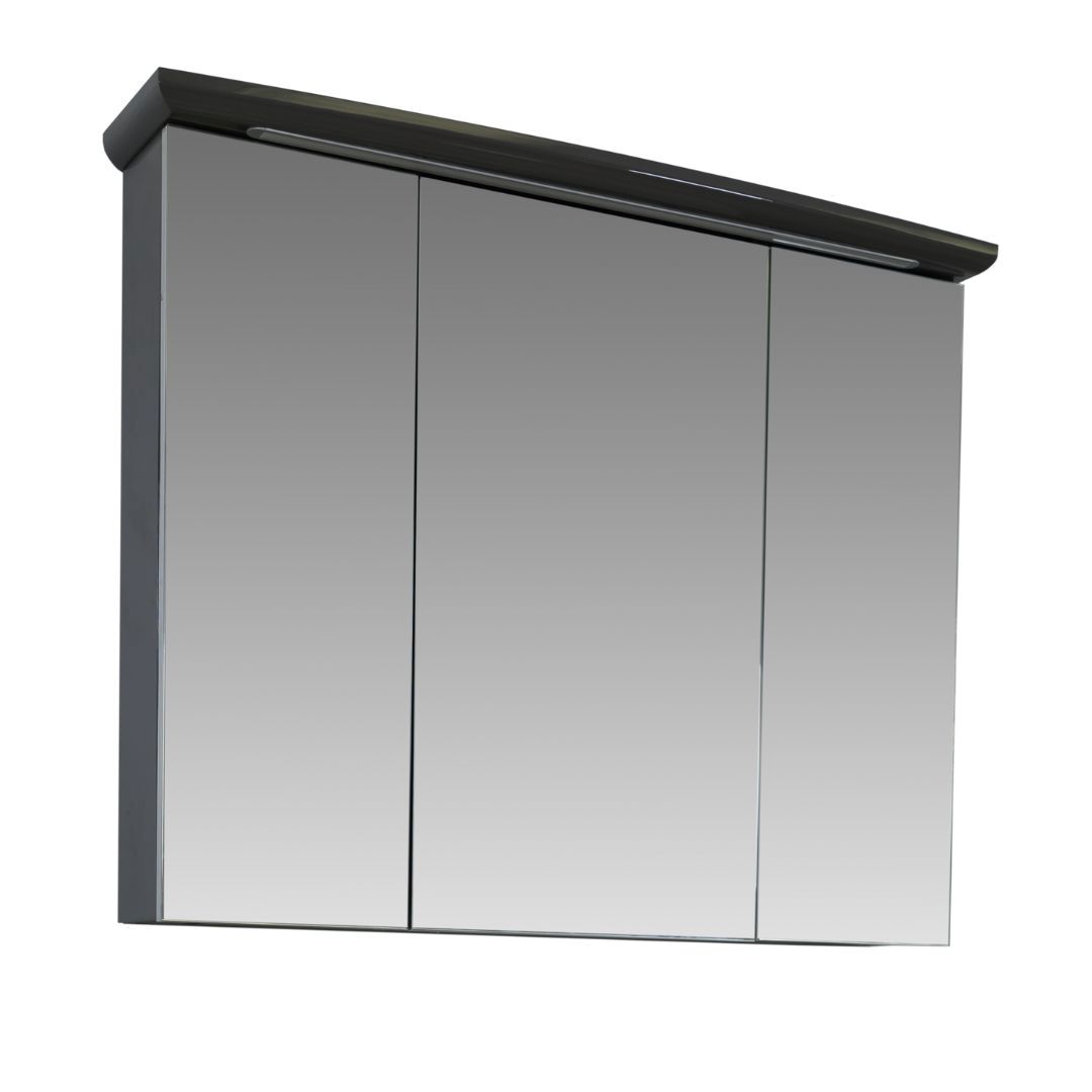 Ogledalo-ormaric LOFT-smoked 90cm